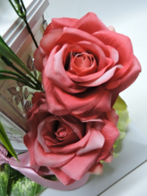 Stroik Cmentarz GRÓB Kompozycja WIĄZANKA Pomnik Kwiaty Sztuczne na Cmentarz