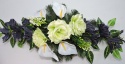 Stroik Kompozycja Dekoracja z Kwiatów Sztucznych Wiązanka na Cmentarz Dzień Dziadka
