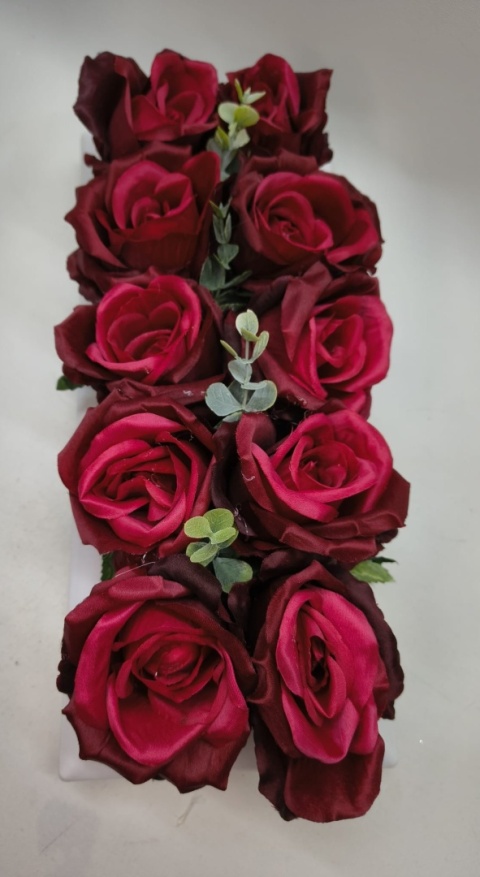 Stroik Kompozycja Kwiatów Sztucznych róż