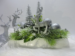 Stroik Świąteczny Bożonarodzeniowy Dekoracja Wewnątrz do domu na stół