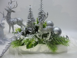 Stroik Świąteczny Bożonarodzeniowy Dekoracja Wewnątrz do domu na stół