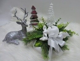 Stroik Świąteczny Bożonarodzeniowy na stół na Wigilię