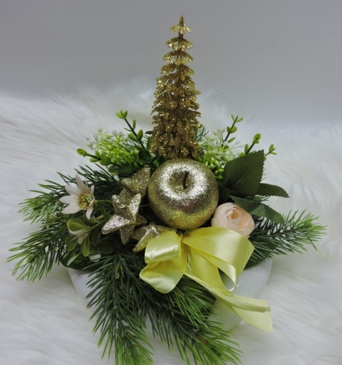 Stroik Świąteczny Bożonarodzeniowy na stół na Wigilię