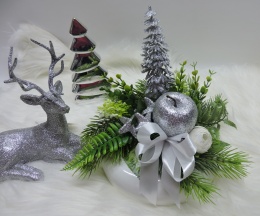 Stroik Świąteczny Bożonarodzeniowy na stół na Wigilię